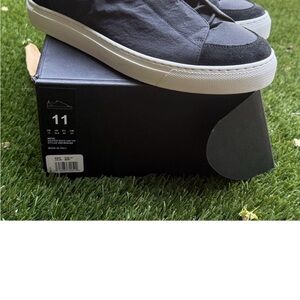 James Perse Black Canvas Sneakers